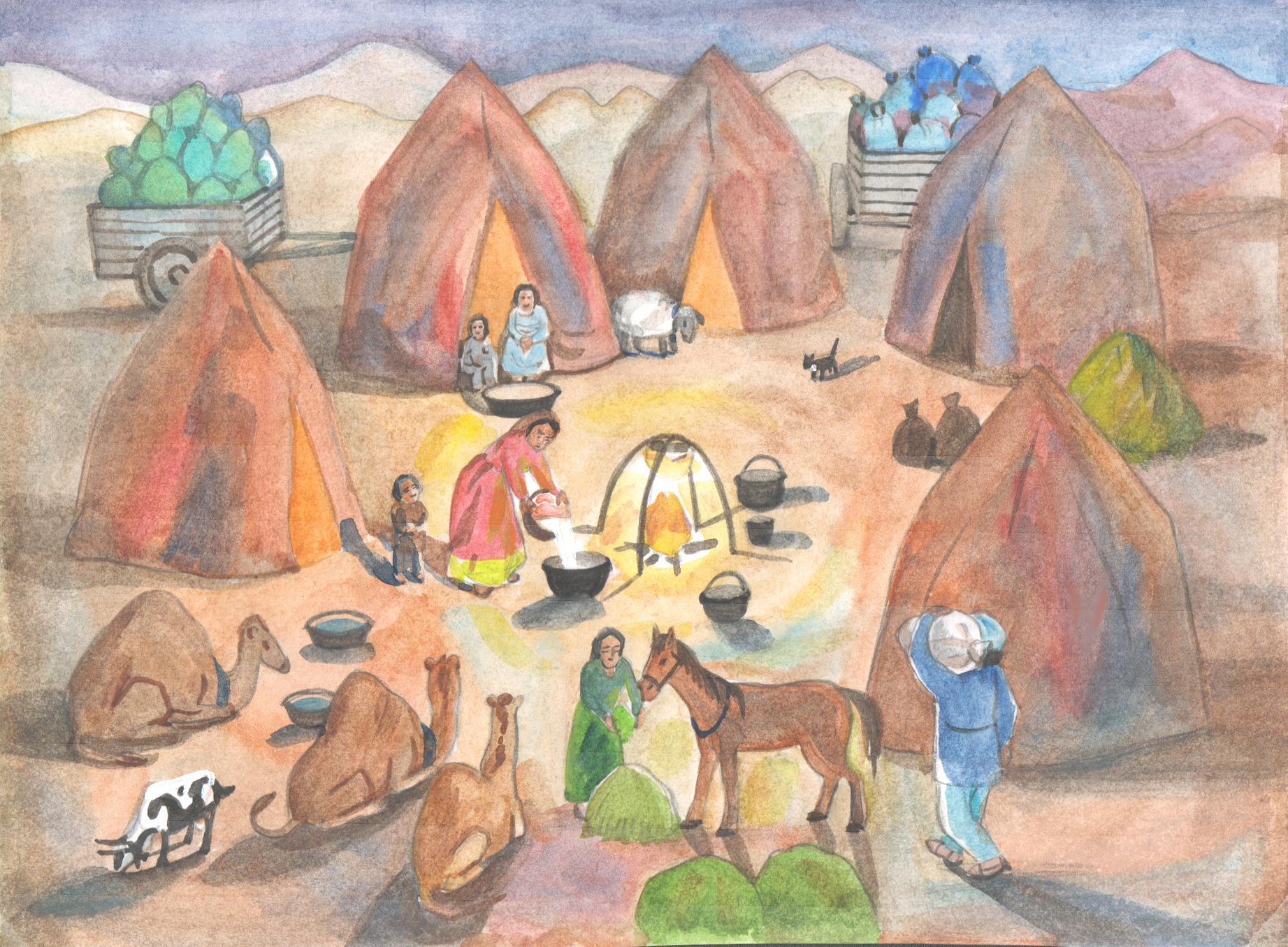 The travelling caravan