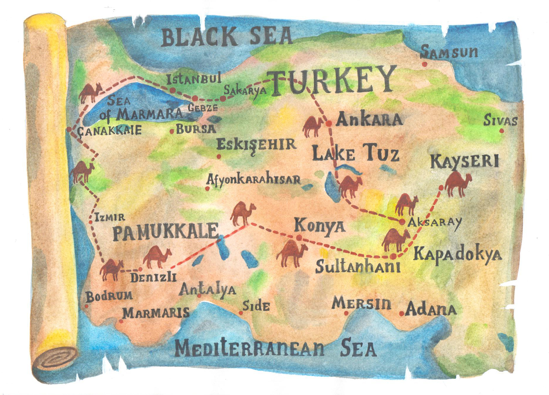 The old map
