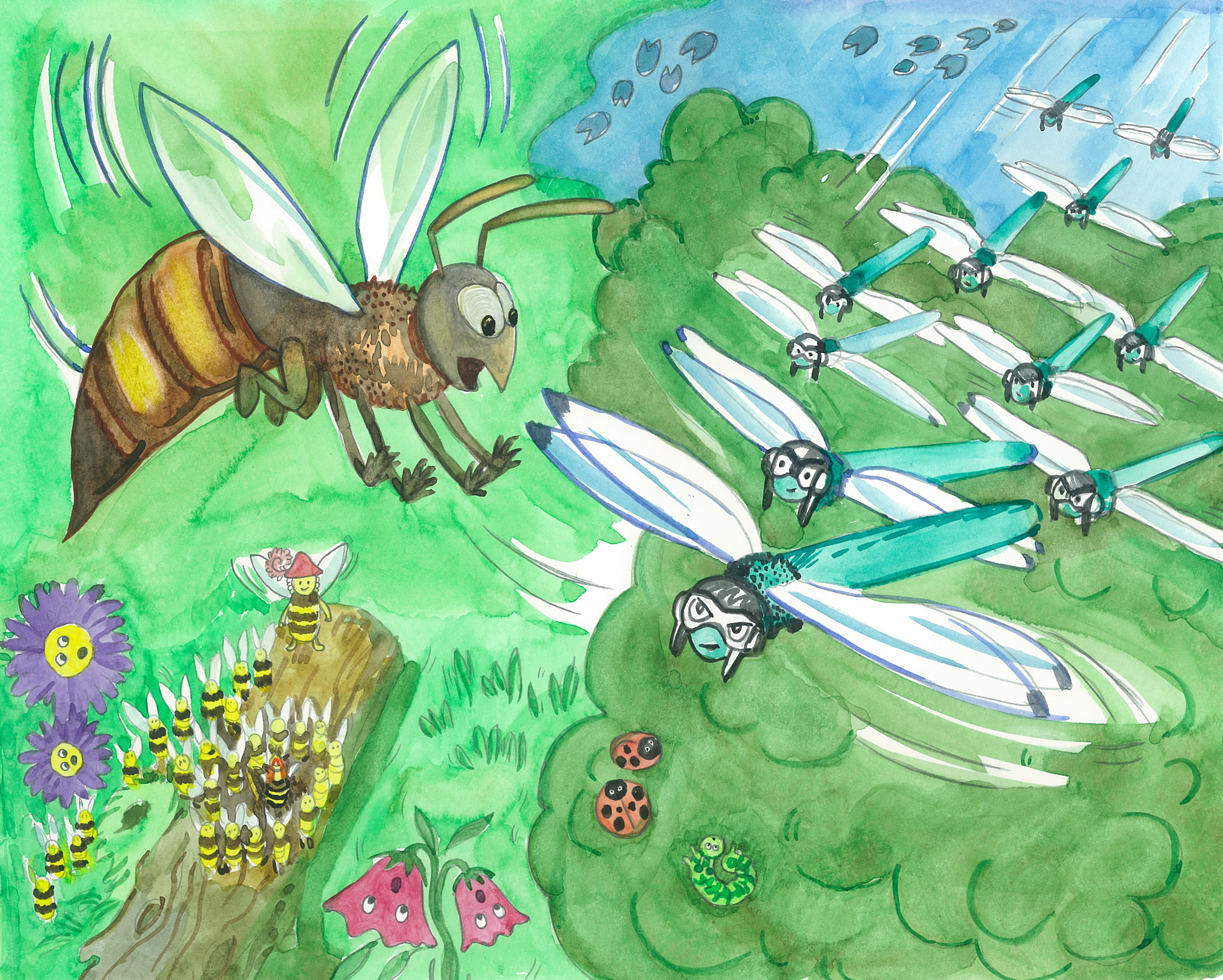 The wasp attack